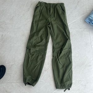 TNA Army Green Parachute Pants